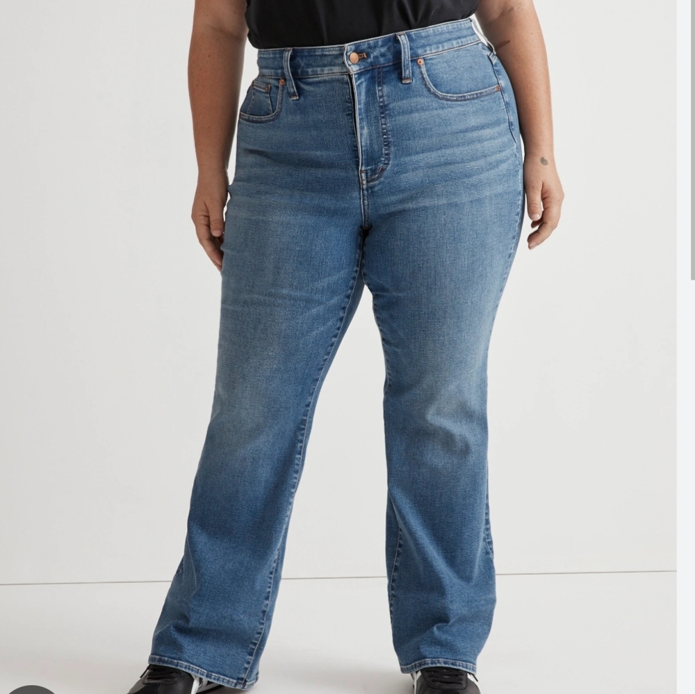 Madewell Blue Flare & Wide Leg Jeans